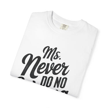 Wallen Ms Never Do No Wrong Comfort Colors Tee - Sunlit Funlit Country Music Tees